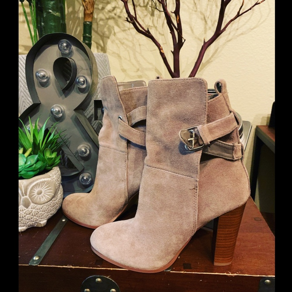 Dolce Vita suede tall ankle booties size 8